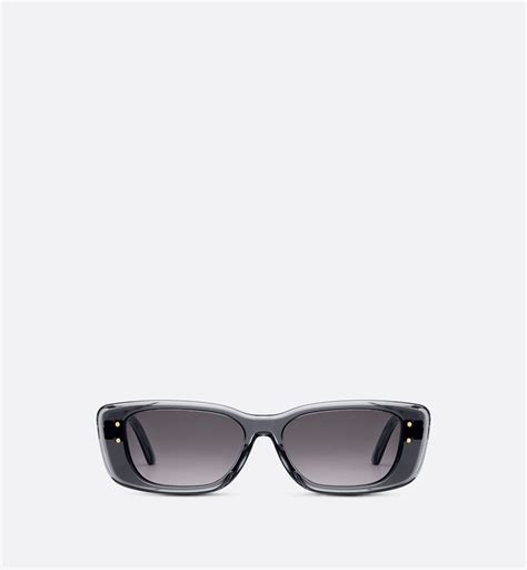 DiorHighlight S2I Transparent Gray and Light Gray Rectangular 